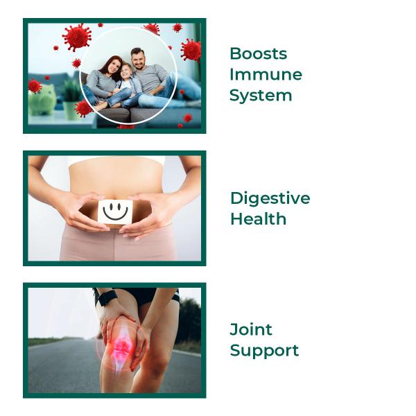 Saptamveda Spirulina Capsules - Protein-Rich Organic Superfood for Energy, Immunity & Detox, 2000mg