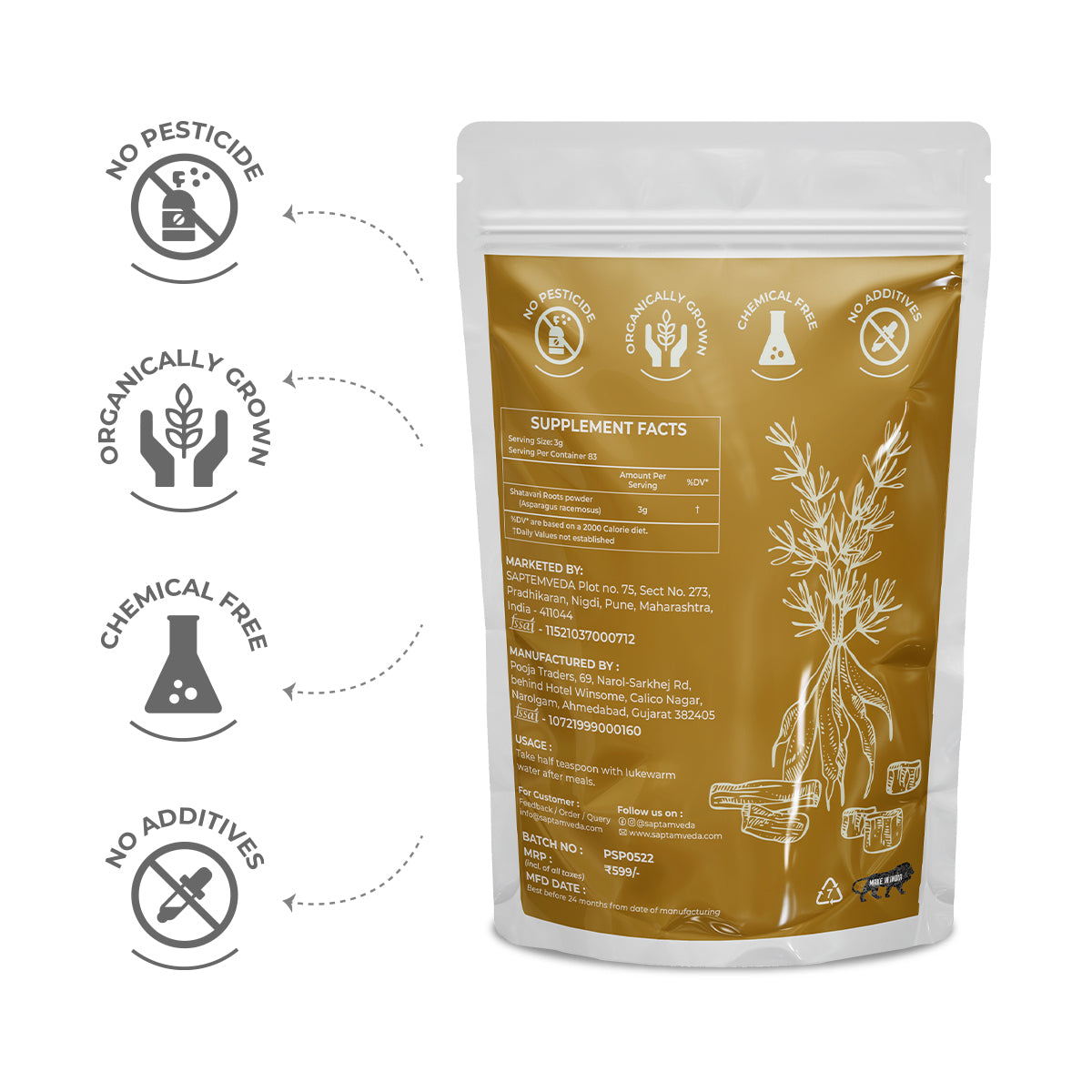 Healthy Shatavari powder for breast milk