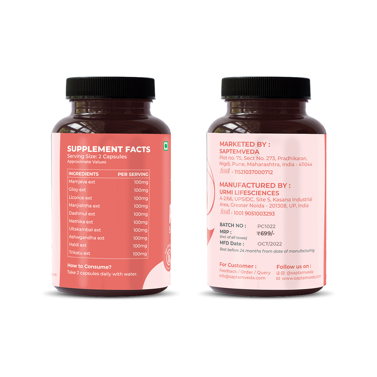 Natural PCOS Supplement - Mamjeva, Licorice & Methika for Hormonal Balance & Women's Health
