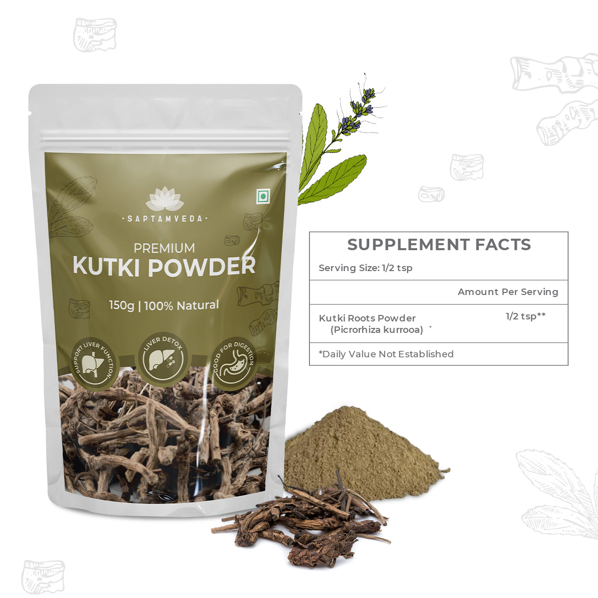 spatamveda premium kutki powder