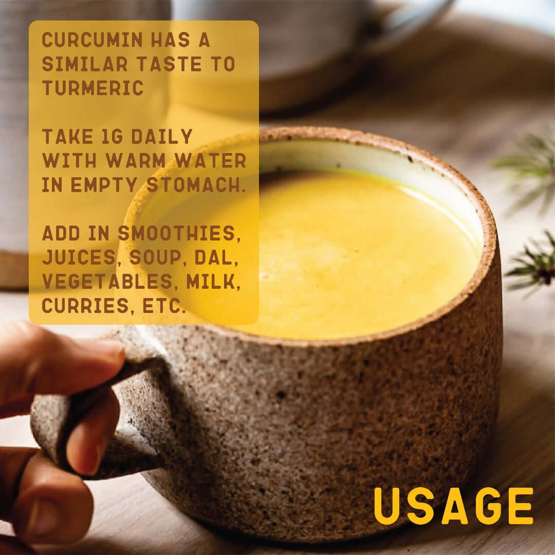 Premium Curcumin Powder - 95% Curcuminoids for Inflammation & Joint Health, 50g