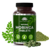 Saptamveda Organic Moringa Tablets - Protein-Rich Organic Superfood for Energy, Immunity & Weight Support