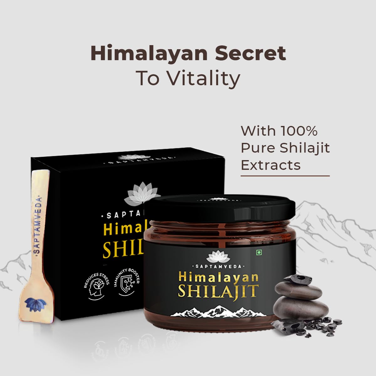 100% Pure Himalayan Shilajit - Natural Strength, Stamina & Power Booster