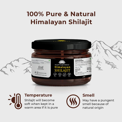 100% Pure Himalayan Shilajit - Natural Strength, Stamina & Power Booster