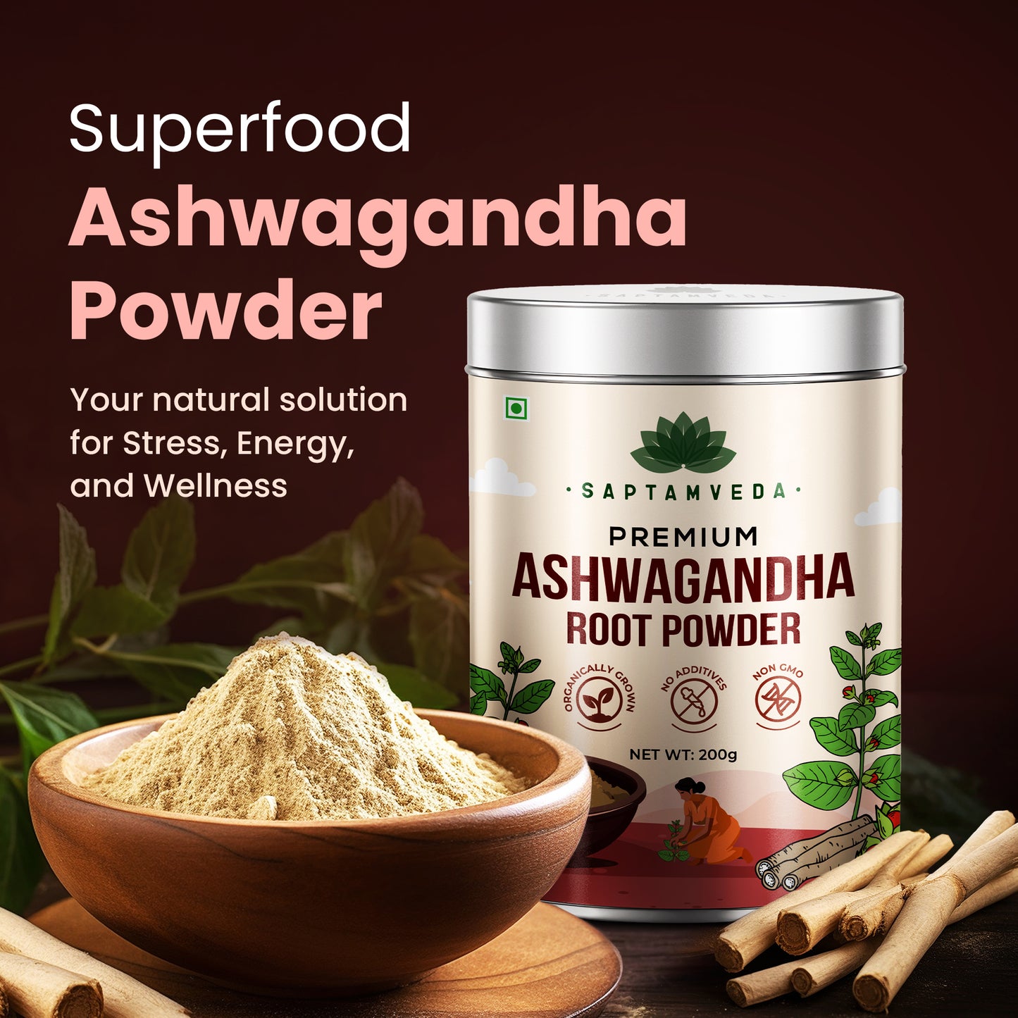 Moringa & Ashwagandha Tin Combo