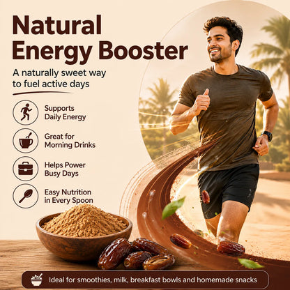 Dates Powder – Natural Sweetener & Sugar Alternative for Babies, Kids & Family | 250g