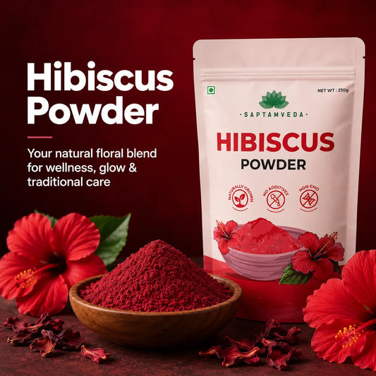 Hibiscus Flower Powder – Natural Flower Powder for Hair, Skin & Wellness Rituals | 250g