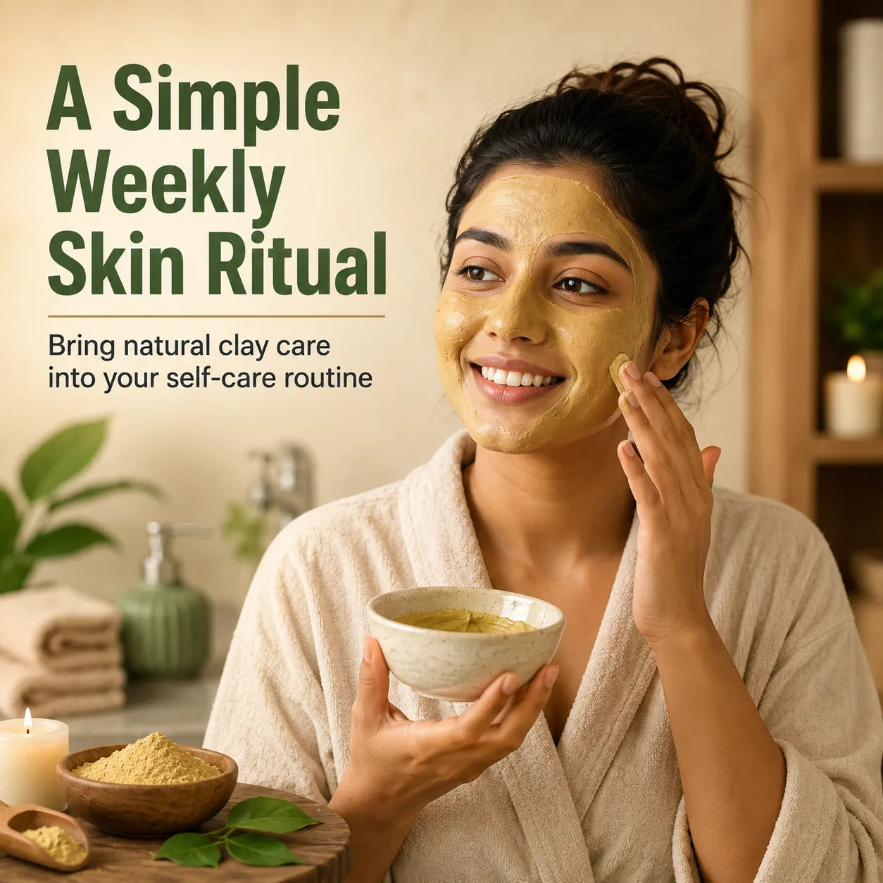 Multani Mitti Powder – Natural Clay Powder for Face Pack, Oil Control & Skin Cleansing | 250g
