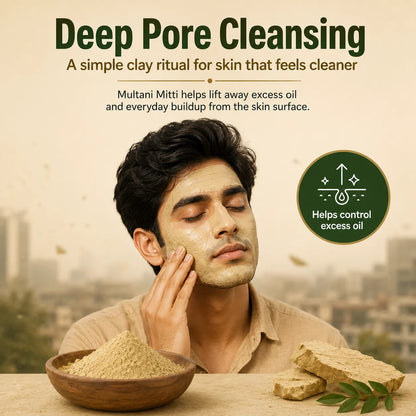 Multani Mitti Powder – Natural Clay Powder for Face Pack, Oil Control & Skin Cleansing | 250g