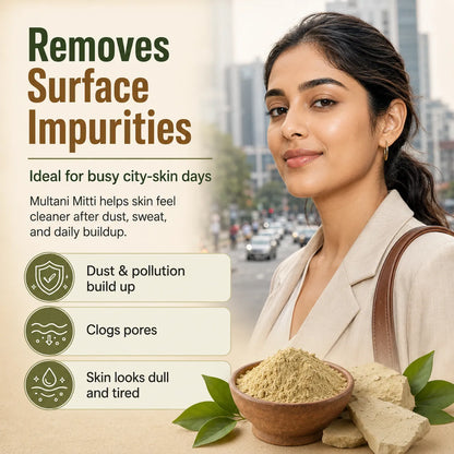 Multani Mitti Powder – Natural Clay Powder for Face Pack, Oil Control & Skin Cleansing | 250g