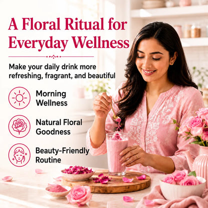 Rose Petal Powder – Natural Flower Powder for Skin, Hair & Self-Care Rituals | 250g