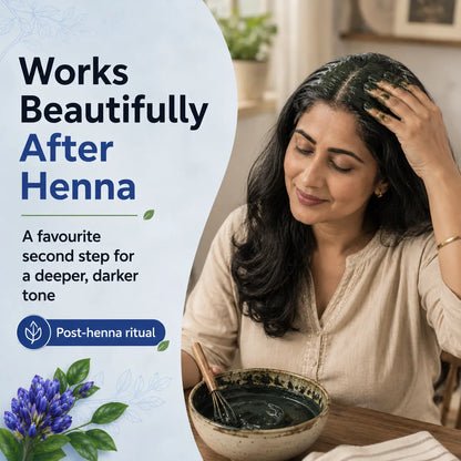 Indigo Powder – Natural Hair Colour Powder for Herbal Hair Dye Rituals | 250g