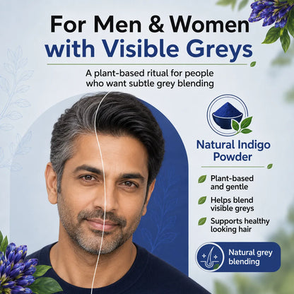 Indigo Powder – Natural Hair Colour Powder for Herbal Hair Dye Rituals | 250g
