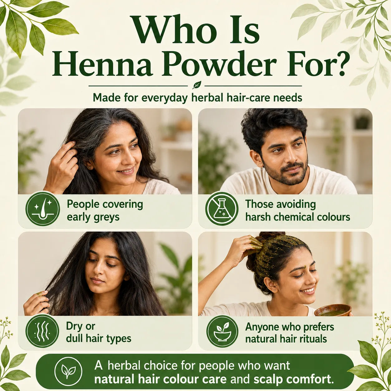 Heena Powder – Natural Hair Colour & Conditioning Powder for Herbal Hair Care Rituals | 250g