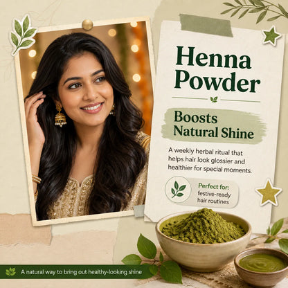 Heena Powder – Natural Hair Colour & Conditioning Powder for Herbal Hair Care Rituals | 250g