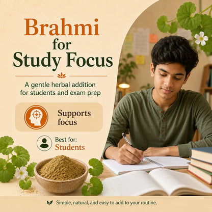Saptamveda Brahmi Powder – Traditional Herbal Powder for Daily Wellness & Mindful Living