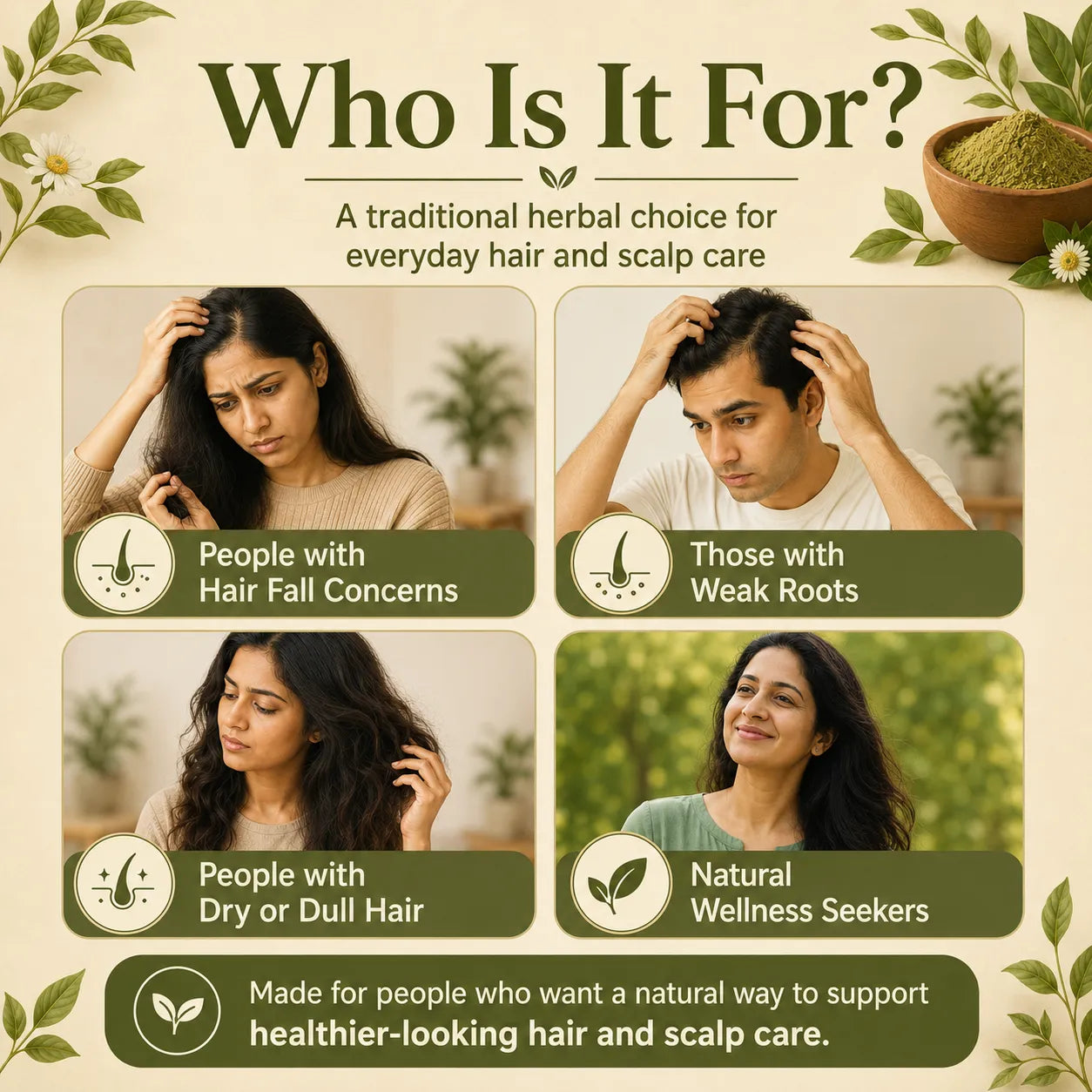 Bhringraj Powder – Traditional Herbal Hair Care Powder for Scalp & Hair Rituals | 250g