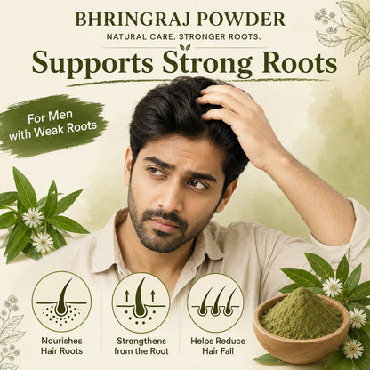 Bhringraj Powder – Traditional Herbal Hair Care Powder for Scalp & Hair Rituals | 250g