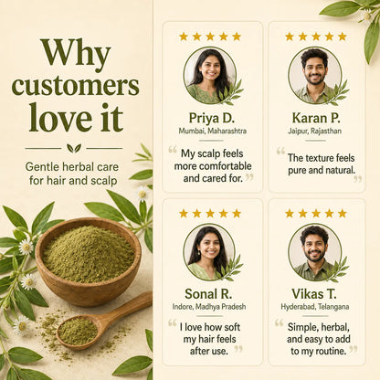 Bhringraj Powder – Traditional Herbal Hair Care Powder for Scalp & Hair Rituals | 250g
