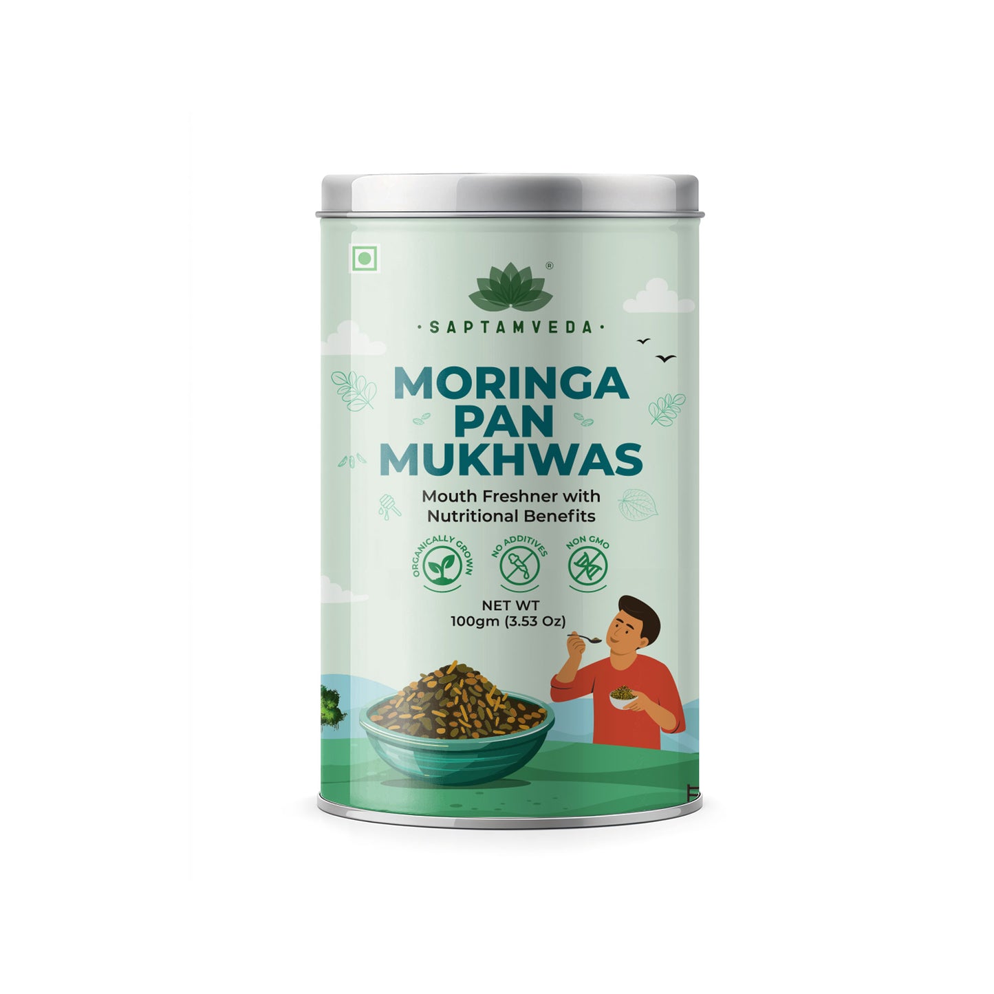 Saptamveda Moringa Pan Mukhwas – Refreshing Digestive Mouth Freshener