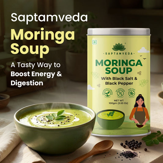 Saptamveda Moringa Soup – Wholesome Superfood for Immunity, Energy & Digestion