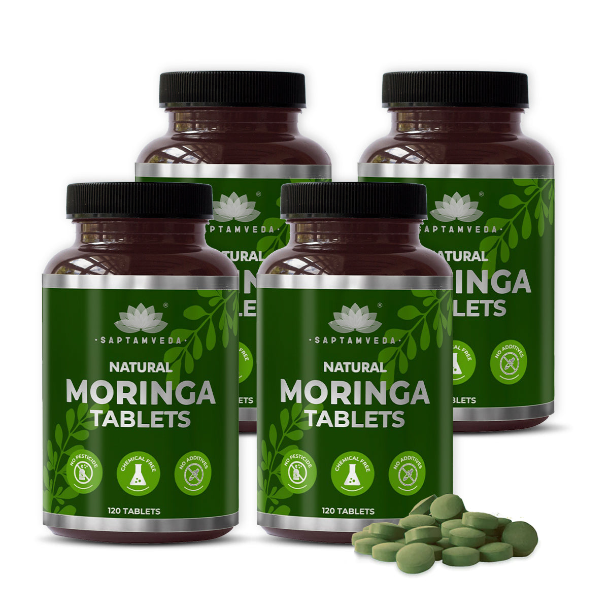 Natural Moringa Tablet | 120 units | 500mg each