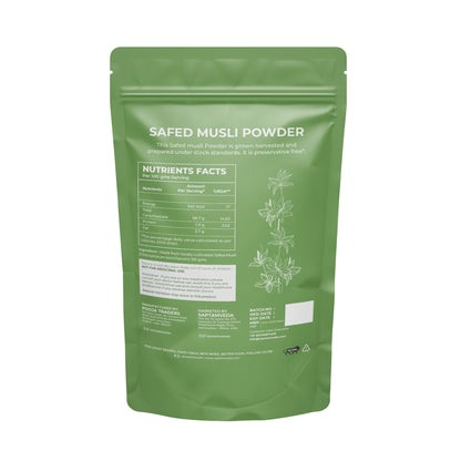 Premium Safed Musli Powder - Natural Energy & Vitality Booster, 150g