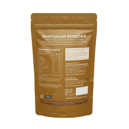 Best Shatavari Powder - Organic Herb for Women's Health & Hormonal Balance, 250g