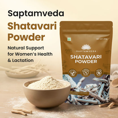 Best Shatavari Powder - Organic Herb for Women's Health & Hormonal Balance, 250g