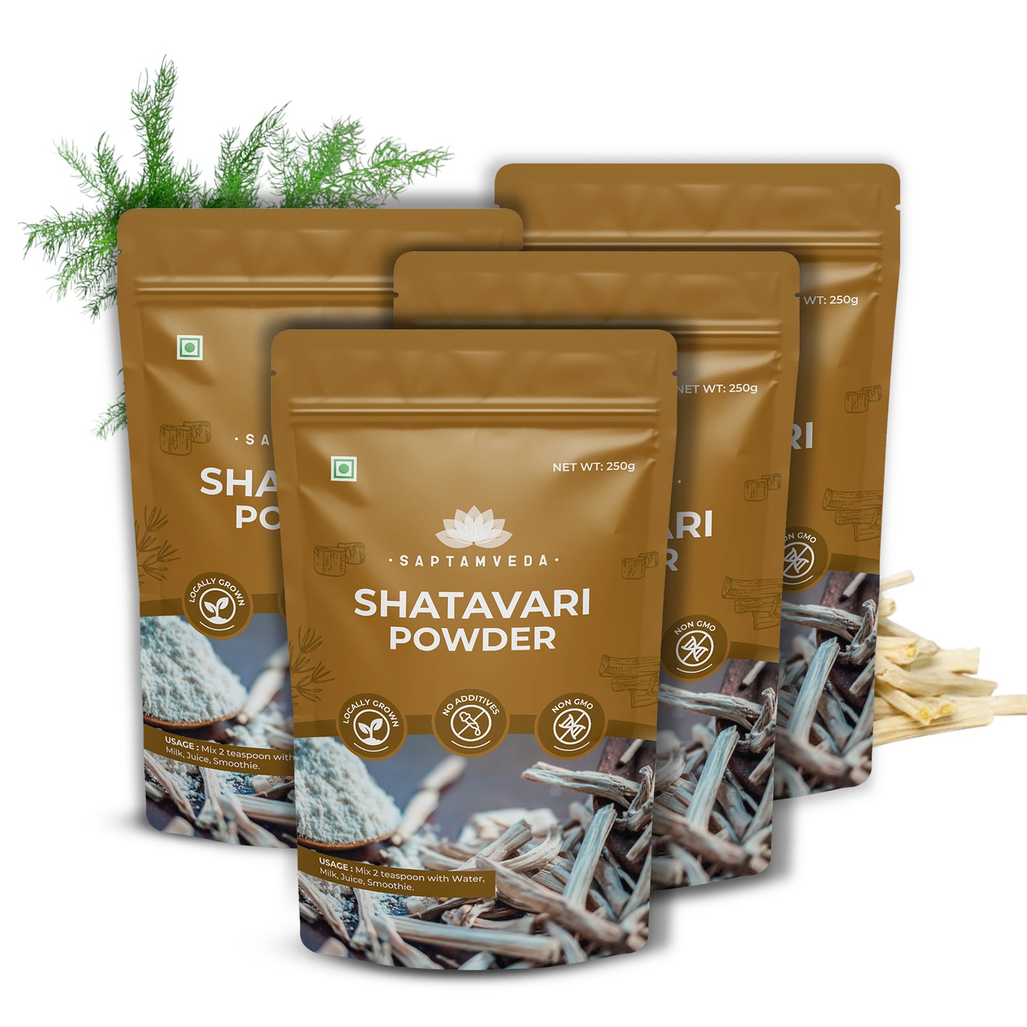Best Shatavari Powder - Organic Herb for Women's Health & Hormonal Balance, 250g