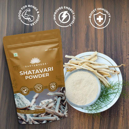 Best Shatavari Powder - Organic Herb for Women's Health & Hormonal Balance, 250g