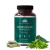 Saptamveda Spirulina Capsules - Protein-Rich Organic Superfood for Energy, Immunity & Detox, 2000mg