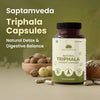 Natural Triphala Capsules - Amla, Bhibhitaki & Haritaki for Digestive Health & Immunity, 60 Capsules