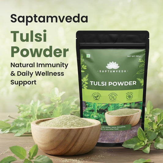 Organic Tulsi Powder - Stress Relief & Immune Boost, 150g