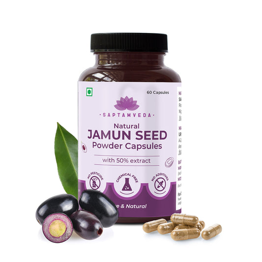 Natural Jamun Seed Capsules with Extract
