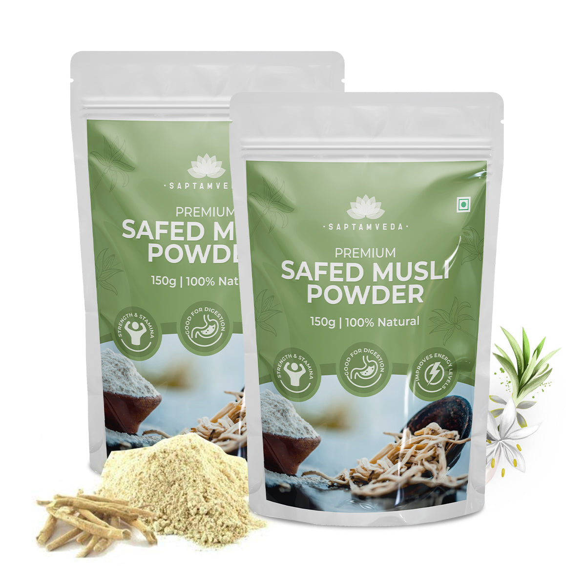Buy 2 Premium Safed Musli Powder