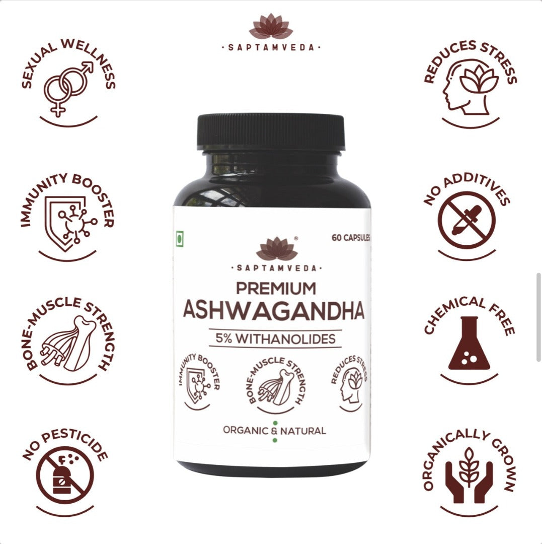 Get Ashwagandha Capsule with 5% Withanolides