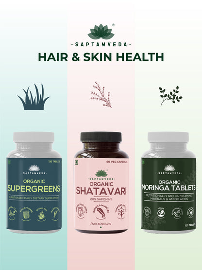 moringa shatavari and supergreen products