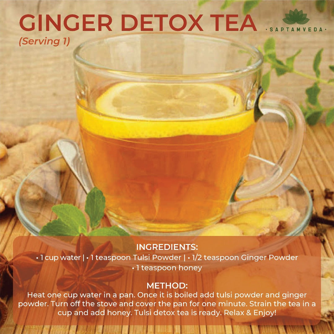 Ginger powder tea