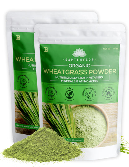 organic wheatgrass powder pack of 2